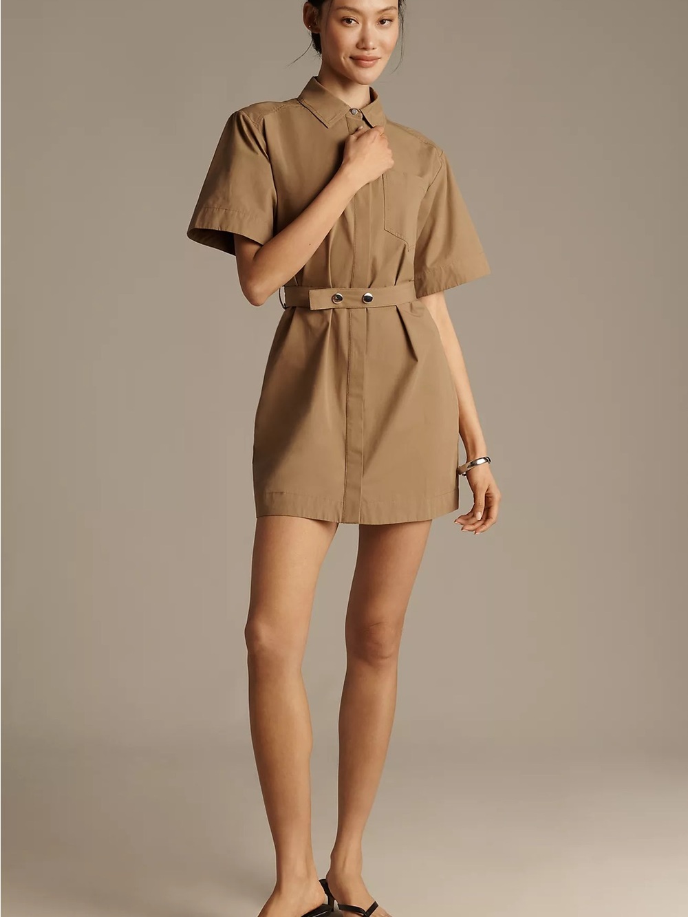 NWT ALIGNE Reign Poplin Shirt Dress